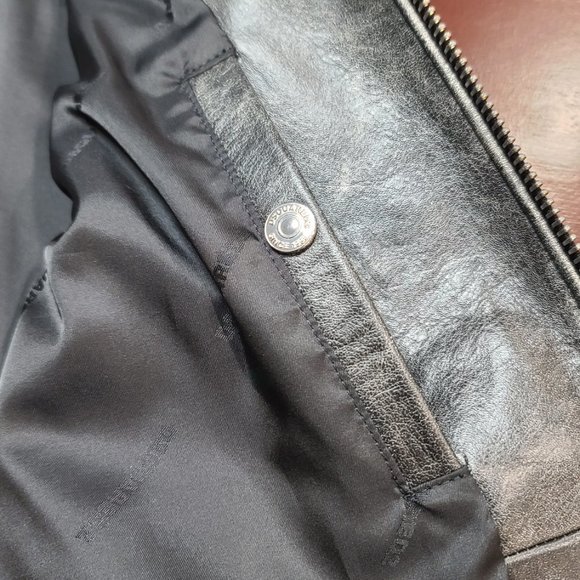 Dsquared2 Leather Biker Jacket - Picture 9 of 9